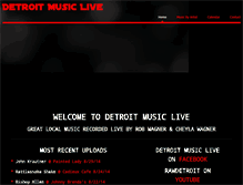 Tablet Screenshot of detroitmusiclive.com